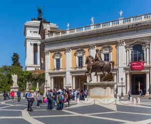 Rome, Italy. Piazza del Campidoglio.